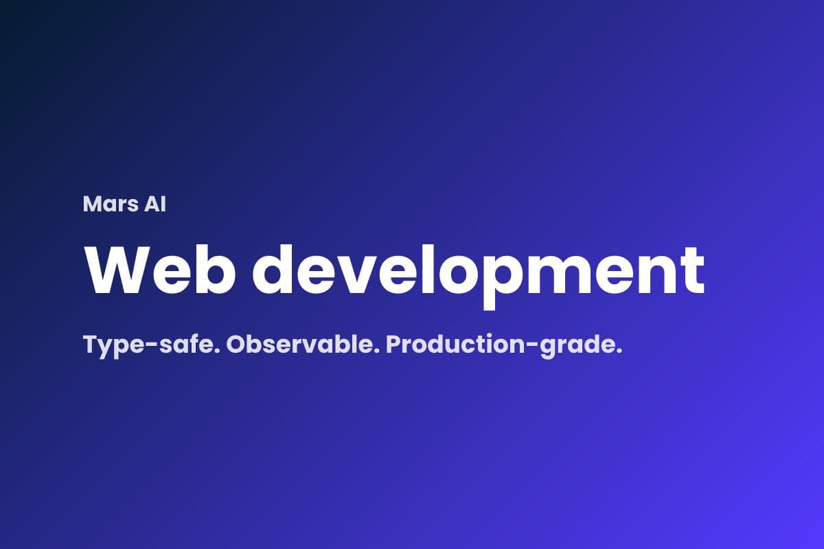 Engineer working on a modern web application dashboard